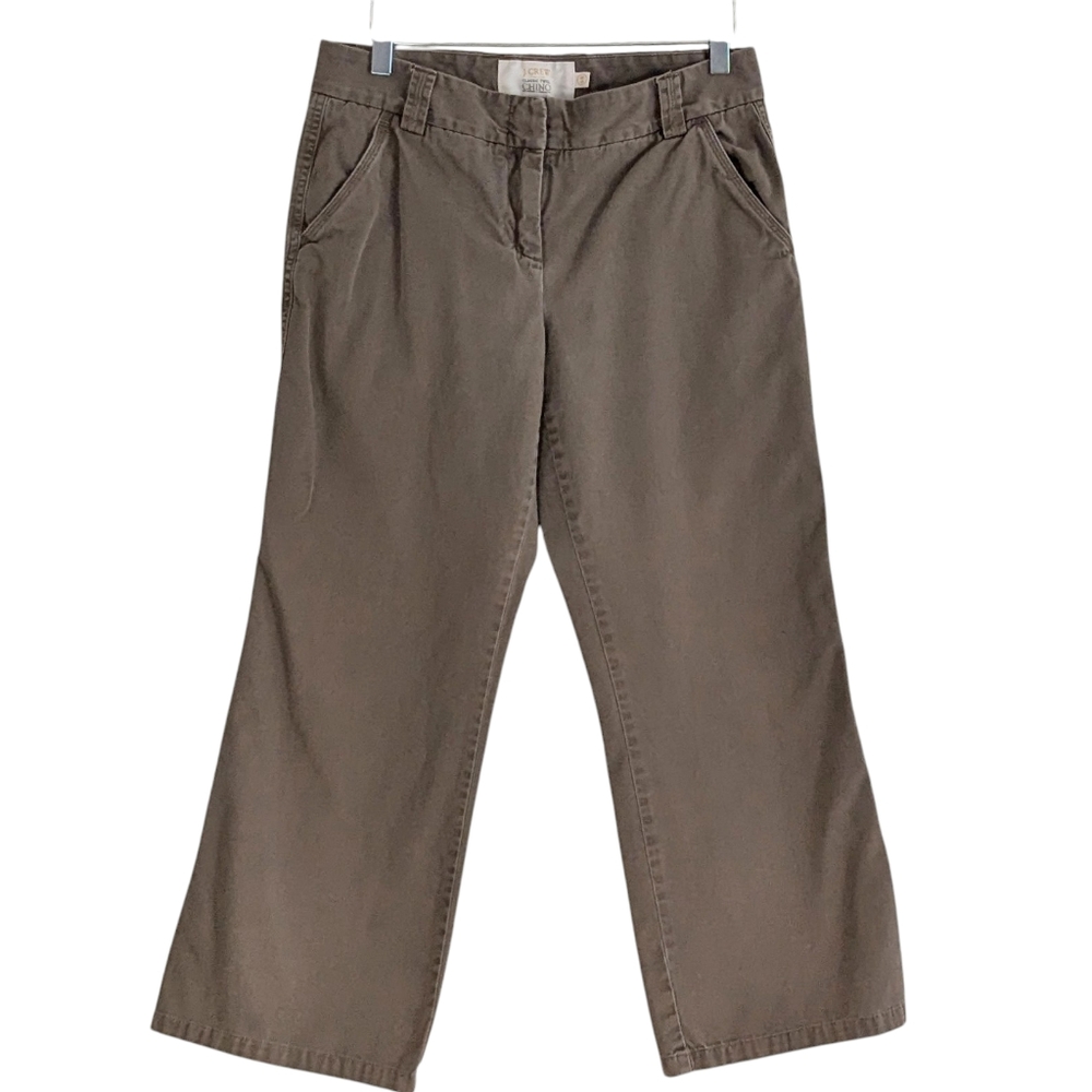 J. Crew Classic Twill Chinos Size 6 Short - Picture 2 of 9